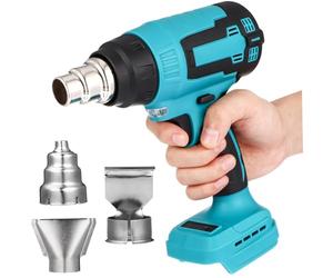AUTSUPPL Cordless Hot Air Heater Compatible with Makita Battery Heavy Duty Wireless Hot Air Blower with Nozzles for Car Film Shrink Wrap Heating Electronics and Phone Repair