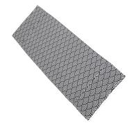 AUTSUPPL Cotton Linen Washing Machine Cover 55x130cm Dark Blue Fish Scale Pattern Washer Dustproof Protector Decorative Freezer Cover for Home Appliance Protection