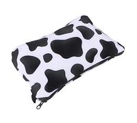 AUTSUPPL Cow Cosmetic Bag Large Capacity Makeup Storage Bag for Women Travel Print Design for Skin Care Products Organization