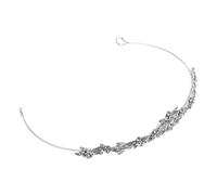 AUTSUPPL Crystal Bridal Headband with Sparkling Rhinestones Comfortable Lightweight Wedding Hairpiece for Brides Versatile Crystal Tiara Hair Accessory for Prom Pageants and Special