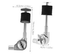 AUTSUPPL Cymbal Stacker Attachment Metal Holder with Felt Pad Drum Hardware Accessory Easy Installation Polished Surface Compatible with Drum Kits