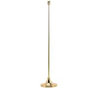 AUTSUPPL Desktop Flag Holder Metal round Base Golden Table Flagpole Stand | Firm Grip for Small Flags, Portable Design, Suitable for Office Meetings, Shop Displays, Table Numbers or Cards