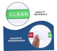 AUTSUPPL Dishwasher Magnet Sign Clean Dirty Magnetic Indicator for Stainless Steel and Cabinet Doors Easy Push Flip Design Reusable Kitchen Cleaning Status Board Red Green Visual Reminder