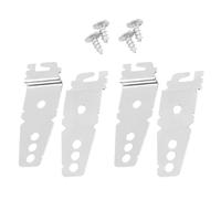 AUTSUPPL Dishwasher Mounting Bracket Prevent Tilting and Shaking Metal Dishwasher Brace 4pcs Silver the Kitchen Counter