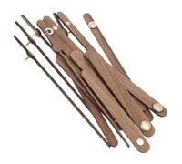 AUTSUPPL Diy Clock Hands 5 Sets for Wall Clocks Large Wooden Replacement Hands for Kitchen Modern Clock Making Kit