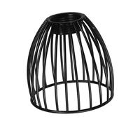 AUTSUPPL Drum Lamp Shade Black Birdcage Pendant Light Shade for Table Floor Lamps Replacement Lampshade for Vintage Home Decor for Bedroom Living Room