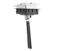 AUTSUPPL Dual Flush Toilet Tank Button Abs Material Push Flushing Replacement for Bathroom Cistern with Smooth Surface and Modern Minimalist Design