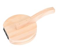 AUTSUPPL Dumpling Skin Maker Dumpling Skin Pressing Tool Wood Pressing Tool with Handle Labor-Saving Shapes for Housewarming Day Random Style