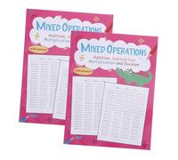 AUTSUPPL Elementary School Mathematics Exercise Book Structured Math Workbook Math Practice for Beginners Simple Arithmetic Workbook Addition