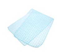 AUTSUPPL Exfoliating Nylon Back Washcloth Bath Towel Body Scrub Cloth Soft Korean Shower Scrubber for Men Women Sky Blue Long Strip for Spa Bath Cleaning