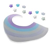 AUTSUPPL Fancy Origami Paper Strips Star-Shaped Sparkly Design, Portable Craft Paper Kit in Assorted Colours for Crafts and Family Bonding Activities