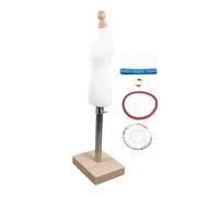 AUTSUPPL Female Mannequin Body for Dressmaking Mini Sewing Dummy Dress Display Stand Doll Support