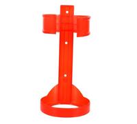 AUTSUPPL Fire Extinguisher Mount Bracket Red Plastic Holder for Car Truck Utv Portable Fire Safety with Sturdy Design and Easy Installation