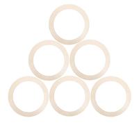 AUTSUPPL Floral Craft Wooden Wreath Frames 6Pcs 30Cm Round Rings for DIY Home Decor and Wedding Table Decoration