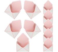 AUTSUPPL Flower Arrangement Box Packaging Paper Envelope 13.78x9.06x3.15 Inch 10 Pieces for Wedding Day and Candy Storage