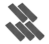 AUTSUPPL Front Intake Grille 5 Pcs Anti-Dust Drive Bay Cover for Computer Chassis Front Cover, Alloy Sponge Insert, Black, Fits Drive Bays, Quick Installation, Dust Blocking