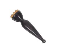 AUTSUPPL Gua Sha Massage Tool Wooden Eye Pen with Acupressure Design and Lotus Pod Head, Suitable for Self Massage and Facial Balm Application
