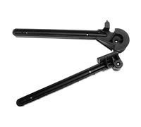AUTSUPPL Handheld Tube Bending Tool Multi Purpose Four Slot Bender for Automobile Air Conditioner Repair with Angle Scale Labor Saving Long Handle Suitable for Copper and Aluminum Tubes