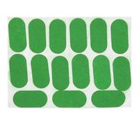 AUTSUPPL Hole Repair Patch for Mending Rips and Tears for Billiard Table Cloth 15pcs with Self-adhesive Design and Convenient Storage, Green Snooker Pool Table Marking Patches