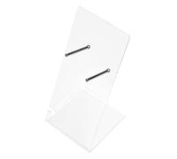 AUTSUPPL Home Hair Dryer Holder Acrylic Storage Rack Strong Metal Base Hair Dryer Support