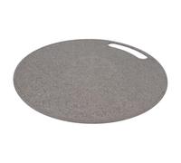 AUTSUPPL Imitation Marble Round Vegetable Cutting Board 31x0.5cm Plastic Chopping Block for Fruit and Kitchen Use with Hanging Hole