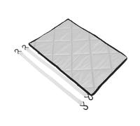 AUTSUPPL Insulation Cover for Chestnuts Silver Foil Insulated Blanket for Barbecue Night Market Keeps Food Warm for Insulated Snack Bags and Takeaway Food Covers Random Color