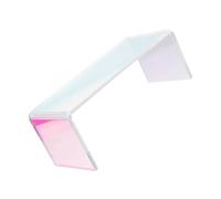 AUTSUPPL Iridescent Jelly Nail Art Pillow Thick Acrylic Hand Rest Pad Manicure Wrist Support for Salon and Home Use