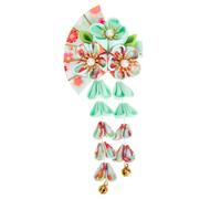 AUTSUPPL Japanese Style Hair Clip with Tassel and Fan Shape Durable Costume Accessory for Lightweight Headdress for Birthdays Christmas and Year Celebrations