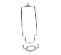 AUTSUPPL Lamp Shade Harp Silver Finish Lamp Shade Holder for Table Sturdy Lighting Accessory for Home Living Cafe DIY Projects