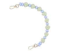 AUTSUPPL Light Green Acrylic Beaded Bag Strap Replacement for Handbags Purse Handles with Quick-release Design Ergonomic Comfortable Grip and Secure Accessories for Women Crossbody and