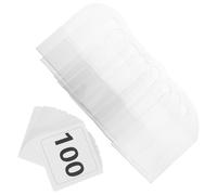 AUTSUPPL Live Selling Number Tags 10Pcs Hanging Number Cards with Blank and Numbered Paper Tags for Retail Clothing and Office Organisation