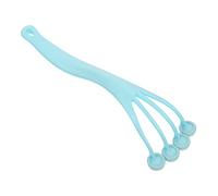 AUTSUPPL Long Handle Bath Back Brush Portable Exfoliating Shower Body Scrubber for Easy Clean for Home Travel Spa Use Sky Blue Silicone Brush Head with Hanging for Convenient Storage