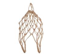 AUTSUPPL Macrame Wine Bottle Net Carrier Rope Mesh Bag Handwoven Wine Jar Packaging Sleeve for 5lb Bottles with Handle Storage and Transport