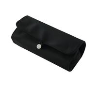 AUTSUPPL Makeup Brush Bag with Zipper and Buckle Portable Cosmetic Storage Pouch for Travel Toiletry Organizer and Wear-Resistant Makeup Brush Holder for Outdoor Use