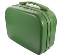 AUTSUPPL Makeup Organizer Box 14-inch Hard Makeup Case Portable Candy Green Compact Storage with Compartments for Women