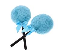 AUTSUPPL Makeup Powder Puff 2pcs Ultra Soft Plush Body Puff for Loose and Pressed Powder Application Travel Friendly