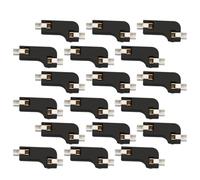 AUTSUPPL Mechanical Keyboard PCB Socket 20 PCS Black Hot-Pluggable ABS Material Computer Peripheral Practical for Hot-Swap Assembly