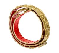 AUTSUPPL Molding Trim Self Adhesive Wall Corner Trim PVC Golden 1m, 2.5cm Wide, 0.5cm Thick, for Mirror Frames, Bathrooms and Modern Home Decor