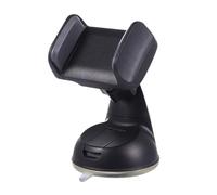 AUTSUPPL Multipurpose Car Phone Holder Navigator Bracket for Car 360° Rotation Secure Fix Abs Silicone Silica Gel Material Black Grey Universal Use