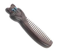 AUTSUPPL Natural Sandalwood Comb Wide Tooth Detangling Brush for Hair Women Men Scalp Care