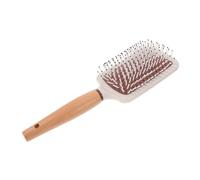 AUTSUPPL Natural Wooden Brush for Curly and Hair Lightweight Detangler Hairbrush for Men and Women Massaging Scalp with Handle Go Grooming