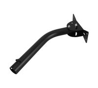 AUTSUPPL Outdoor Adjustable Tv Antenna Mounting Pole Kit Metal Bracket for Roof Wall Rv Portable Outdoor Antenna Mount Bracket for Home Garden Black