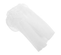 AUTSUPPL Pearl Edge Gauze Tulle Roll Mesh Fabric for Gift Wrapping and Flower Bouquet Wrap Crinkle Netting Ribbon for DIY Decoration Wear Resistant White Tulle Wrap Roll