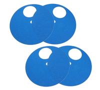 AUTSUPPL Pet Nail Trim Sandpaper Refills 27.5x27.5cm Blue Sandpaper Sheets Heavy Duty 4pcs with Self Adhesive Backing Easy Replacement for Dog and Cat Scratch Boards for Home