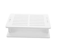 AUTSUPPL Plastic Business Card Stand Holder Slots Transparent Card Organizer for Office Desk Hotel Front Desk Exhibition Workspace