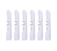 AUTSUPPL Plastic Pupil Distance Meter Eye Tool 6pcs with Accurate Scale and Small Error, Professional Optical Ruler for Measuring Pupillary Distance for Optical Frame Adjustment