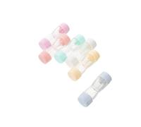 AUTSUPPL Portable 6pcs Double Compartment Contact Lens Case Plastic Storage Container for Travel and Business Trips, Unique Lens Box Design Protects and Supports Eye Health