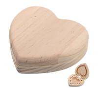 AUTSUPPL Portable Essential Oil Storage Box Heart-Shaped Wooden Organizer with 16 Slots for Aromatherapy Bottles at Home and-The-Go