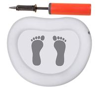 AUTSUPPL Portable Inflatable Foot Bath Basin with Non-slip Massage Mat for Pool Entry and Foot Soaking to Clean Sand and Grass Suitable for Swimming Pools and Water Therapy Random Color
