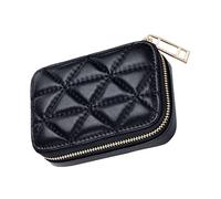 AUTSUPPL Portable Lipstick Storage Bag Cosmetic Makeup Pouch Small Black Lipstick Holding Bag Mirror for Travel and Daily Use